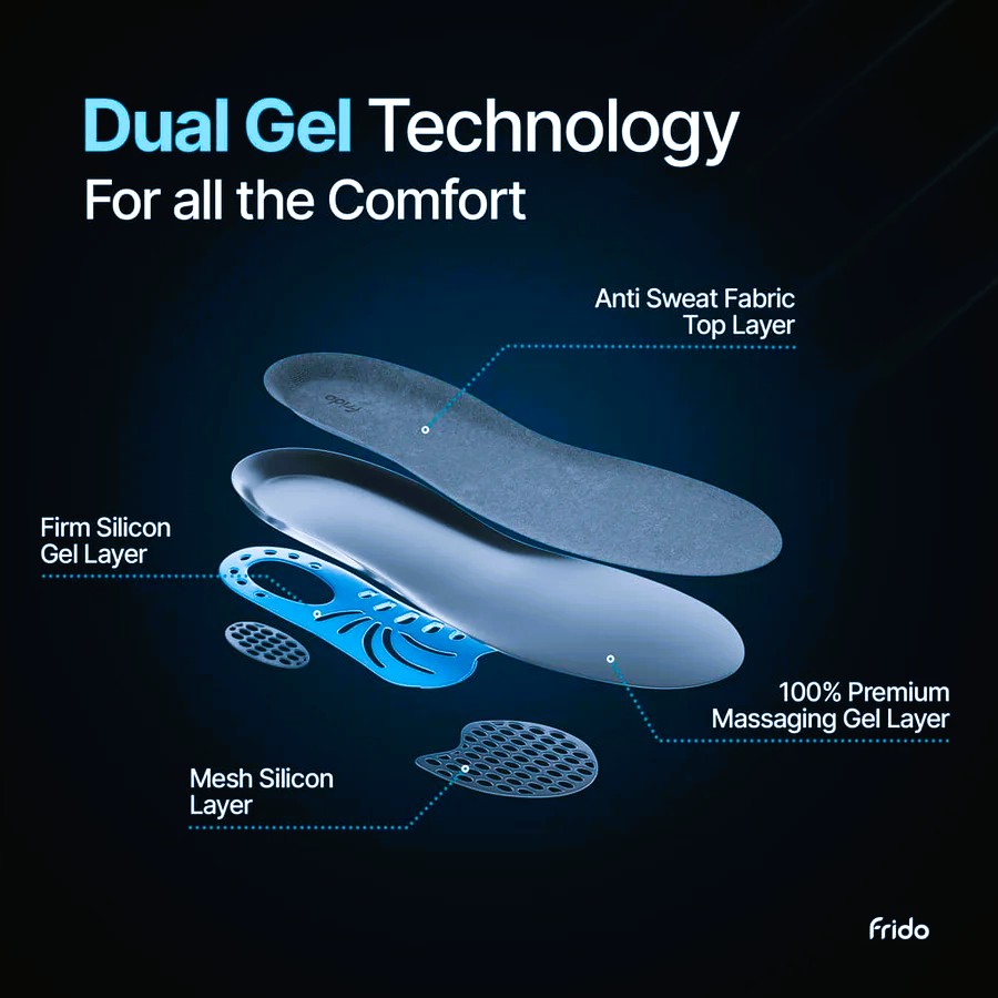 frido dual gel insoles