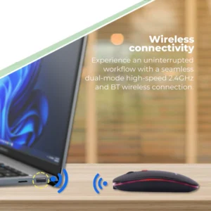 ZEBRONICS Blanc Slim Wireless Mouse